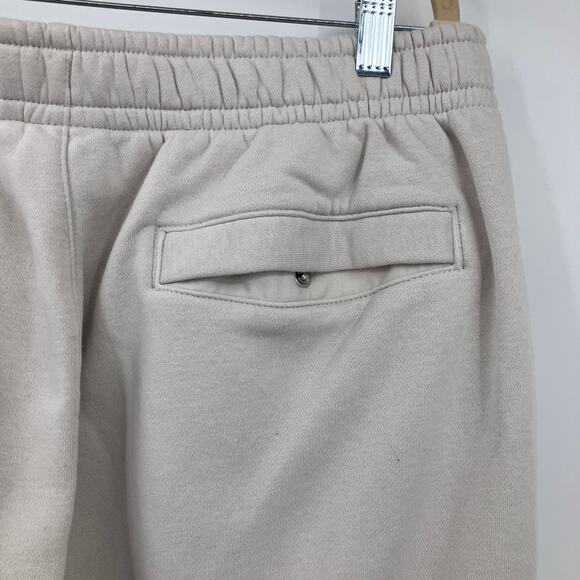Nike Bone White Pockets Drawstring Sportswear Club Fleece Jogger Sweatpants - Picture 9 of 10